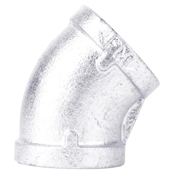 Stz Industries 1-1/2 in. FIP each X 1-1/2 in. D FIP Galvanized Malleable Iron 45 Degree Elbow 311UE45-112 - main