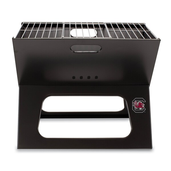 Picnic Time Family Of Brands NCAA South Carolina Gamecocks X-Grill Portable Grill - Camping Grill 775-00-175-524-0 - main