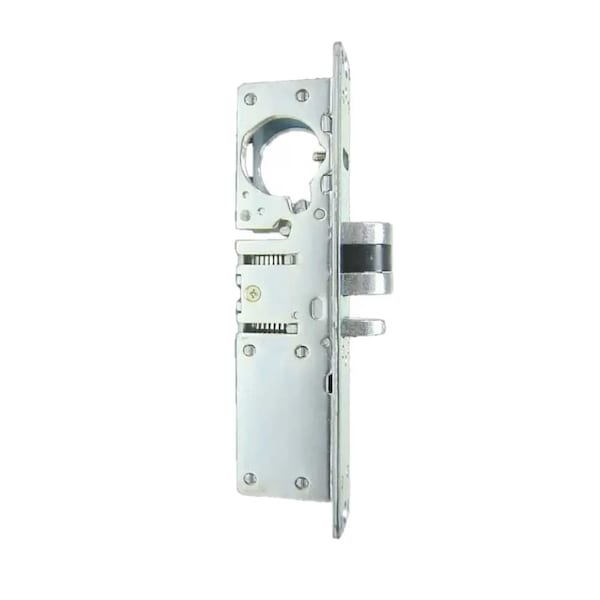 Ecs Hardware Narrow-Stile, 1-1/8in BACKSET, Steel Lock Body Zinc Plated Chrome Plated Latch w/2 Al Faceplates ECSH-ZINC-1-8AL-5A - main