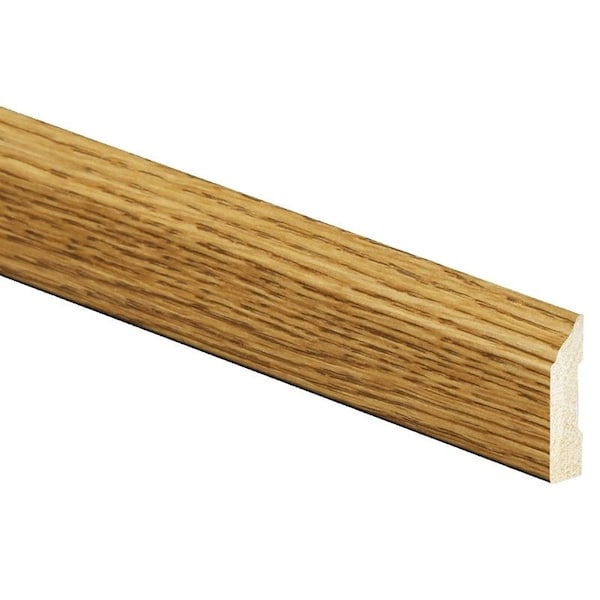 Inteplast Building Products Stop Moulding, 1516 in W, 38 in H, Smooth Profile, Polystyrene, Ultra Oak 49460700802 - main