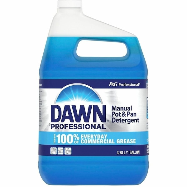 Dawn Dishwashing Detergent, Jug, 1 gal, Ready to Use, Unscented, PK4 57445 - main