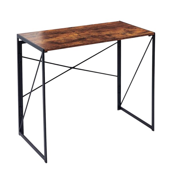 Homeroots 39" Brown and Black Computer Desk 568044 - main