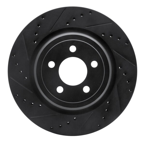 Dynamic Friction Co DFC Brake Rotor - Drilled and Slotted - Black 633-39021L - main