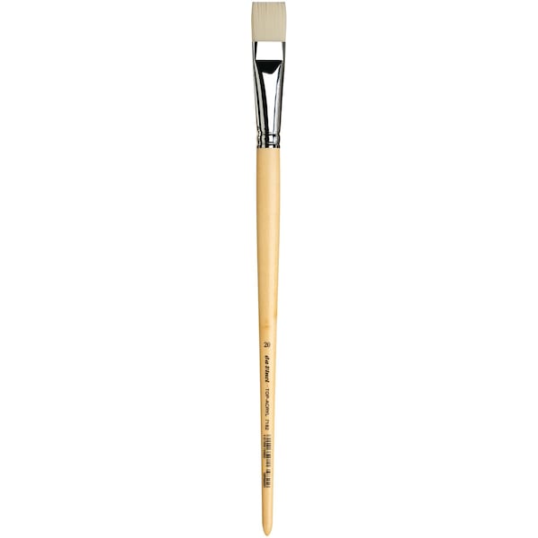 Da Vinci TOP-ACRYL Bright White Brush, Synthetic, Acrylic & Oil, Flat, Series 7182, Size 20 VA-7182_20 - main