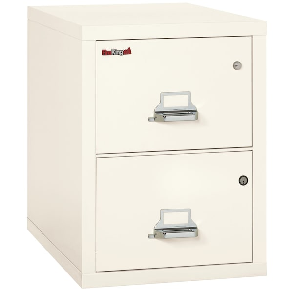 Fireking 2 Drawer, 1 Hr Fire Rated, Vertical, 31" Legal, Safe-In-A-File Ivory White 2-2131-CIWSF - main
