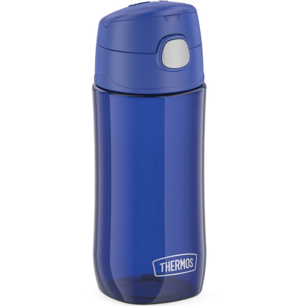 Thermos 16-Ounce FUNtainer Vacuum-Insulated Stainless Steel Bottle with Spout Lid (Blueberry) GP4040BL6 - main