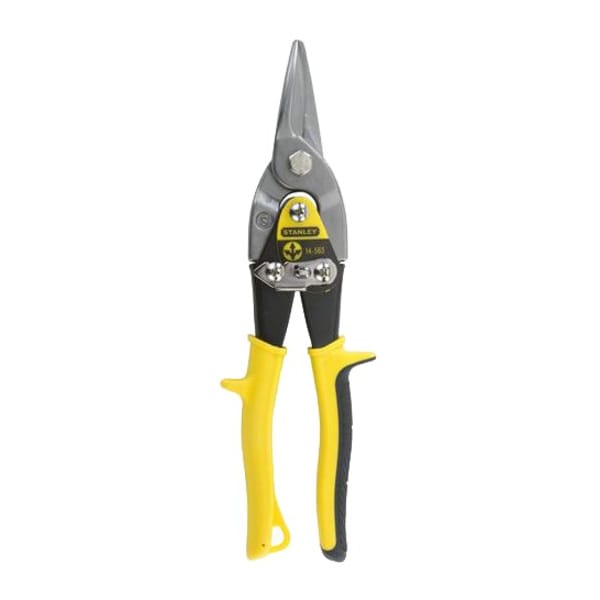 Stanley FATMAX Straight Cut Aviation Snip, 10 in L, Up to 18 ga (Cold Rolled Steel) 23 ga (Stainless Steel) 14-563 - main