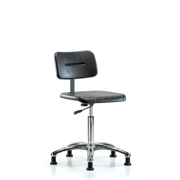 Blue Ridge Ergonomics Basic Poly Med Ben Chair, Chrm, CF, Glds BR-BPMBCH-CR-CF-RG - main