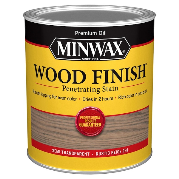 Minwax 1 Qt Minwax 70100 Rustic Beige Wood Finish Penetrating Oil-Based Wood Stain 70019 - main