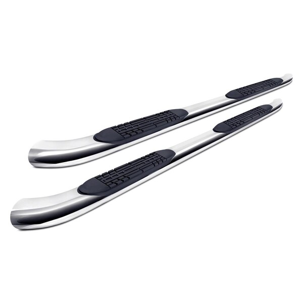 Junketing 4 in. Stainless Steel Oval Step with 30 deg Bend for 2015-C Colorado & Canyon Crew Cab JU2469261 - main