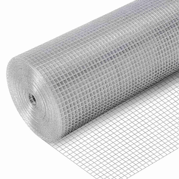 Wrightmaster 1/2 in. x 4 ft. x 100 ft. 19-Gauge Hot-Dip Galvanized Welding Hardware Cloth Fit Most Size Animal C ZR-Z3S5FR - main