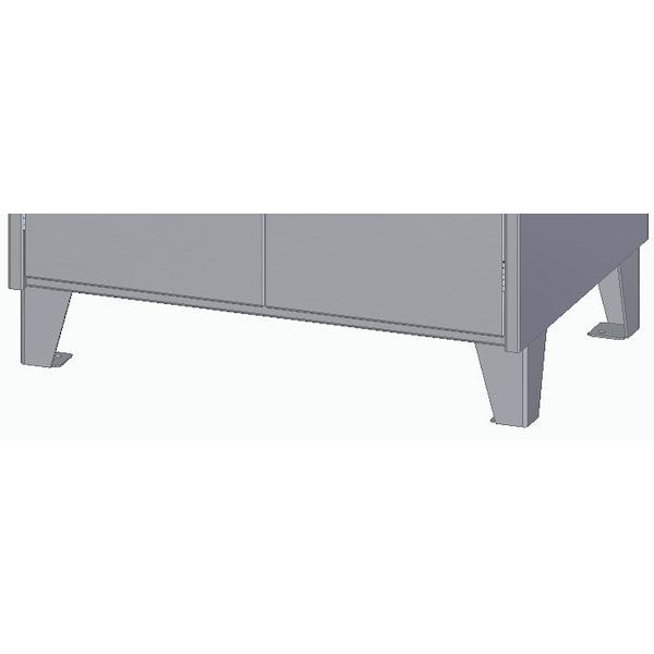 Pucel All welded steel, Set of 4, Bolt-On 6 in H Legs for HDSC Cabinets. Add Bolt-On Legs - main