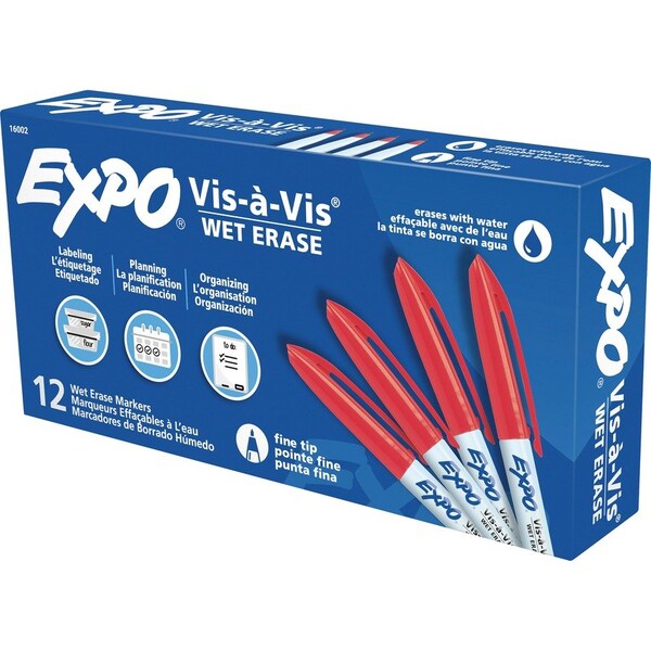 Sanford Red Waterbased Marker, Fine Tip 16002 - main