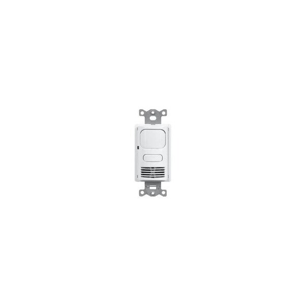 Hubbell Low Voltage PIR/Ultrasonic Wall Switch Occupancy Sensor, White LHRMTS1-N-WH - main