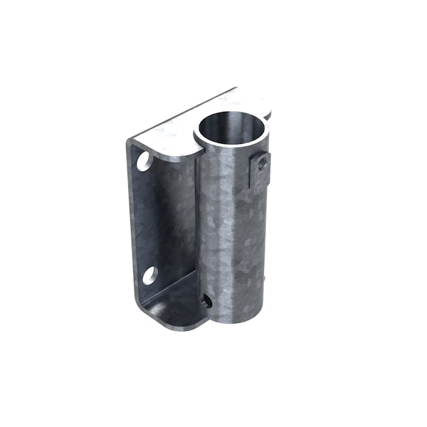 Safety Rail Face Mount Bracket, Single Extended, Galvanized 400184 - main