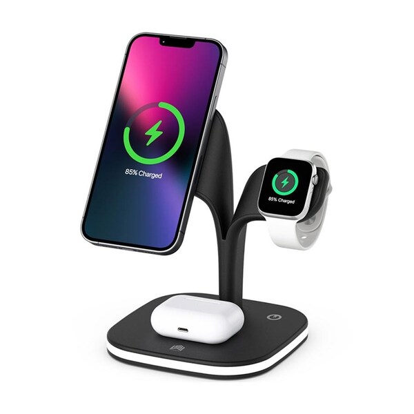 Trexonic 5 in 1 Fast Charge Charging Station in Black TRX-UD22-BLK - main