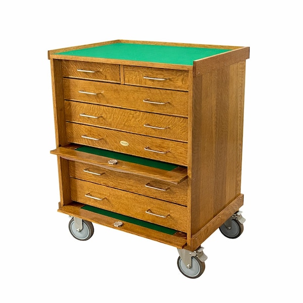 Gerstner Golden Oak 7-Drawer Pro Series Roller Cabinet R3007-GO - main