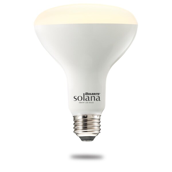 Bulbrite Solana Smart LED Wifi Light Bulb, BR30 / E26 Base, 8W, 2200K-6500K, Frost Finish 1- PK 196110 - main