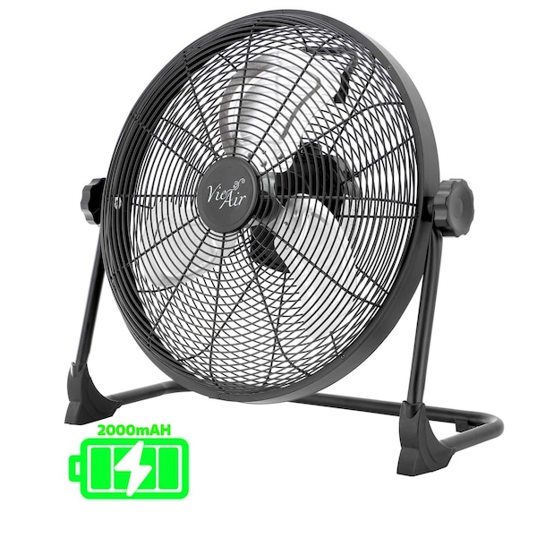 Vie Air 16 Inch Rechargeable Indoor/Outdoor Floor Fan (IPX4 Rated) 750122812M - main