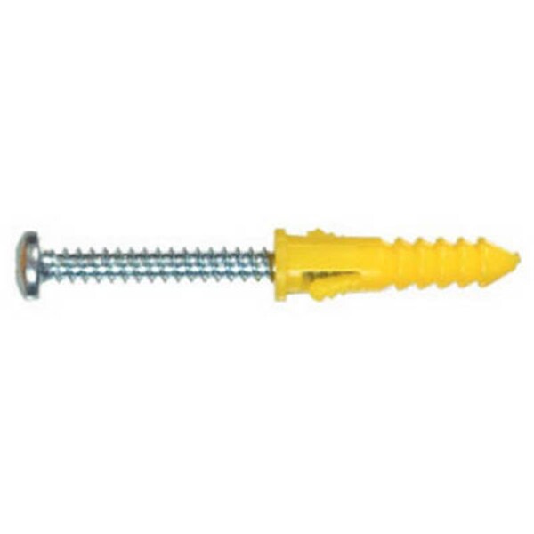 Hillman 41822 1.44 x 2.69 in. 12-14-16 Ribbed Plastic Anchors With Screws, 5PK 831653 - main