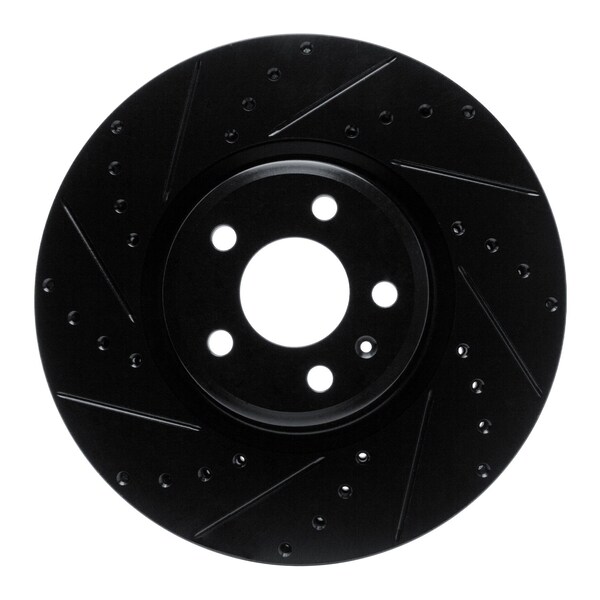 Dynamic Friction Co DFC Brake Rotor - Drilled and Slotted - Black 633-73083L - main