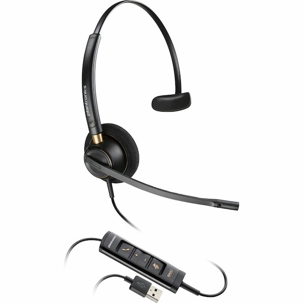 Hp Poly EncorePro 515 Microsoft Teams Certified Monoaural with USB-A Headset 783R1AA - main