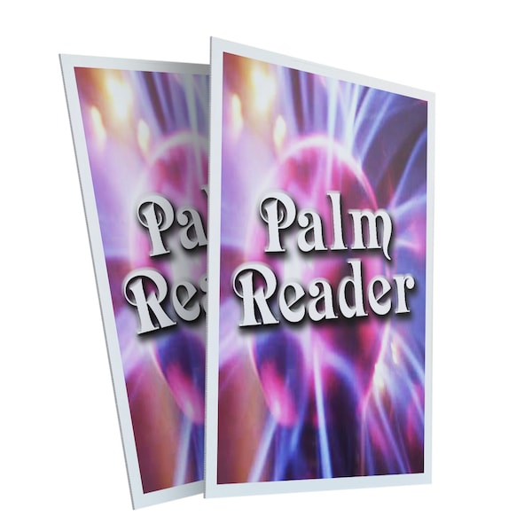 Signmission Palm Reader, Plastic Signs Only 24 Inch x 36 Inch, Corrugated Plastic, 2PK CSB-2436-2PACK-Palm Reader - main