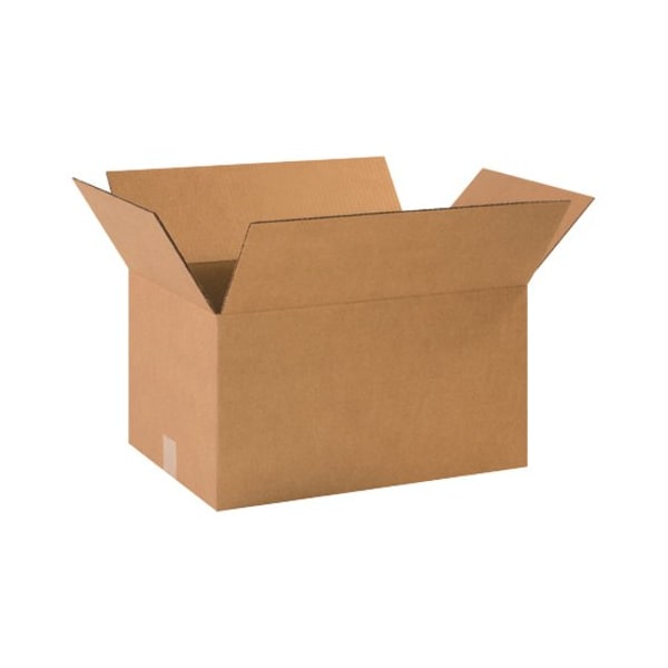 Partners Brand Corrugated Boxes, 18 1/2" x 12 1/2" x 10", Kraft, 20/Bundle 181210R - main