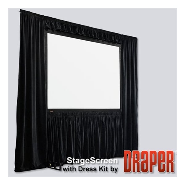 Draper Projector Screens, STAGESCREEN 330IN HDTV CINEFLE 383567 - main
