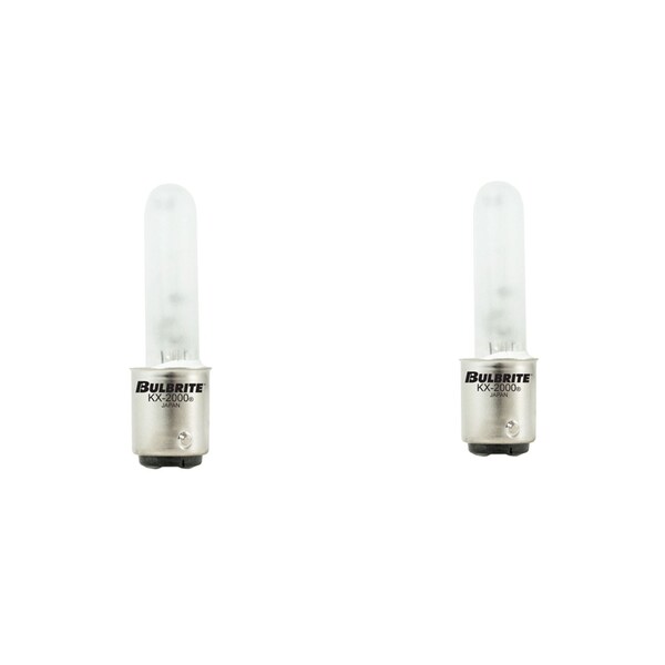 Bulbrite Double-Contact Bayonet Base BA15DT3 Light Bulb, 60 Watt, Frost, 2PK 861186 - main