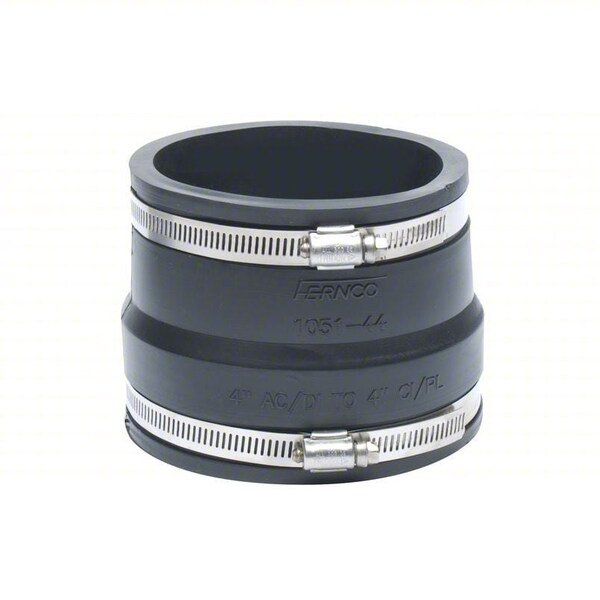 Fernco Pipe Stock Coupling, PVC, 4in Slip-On 1051-44 - main