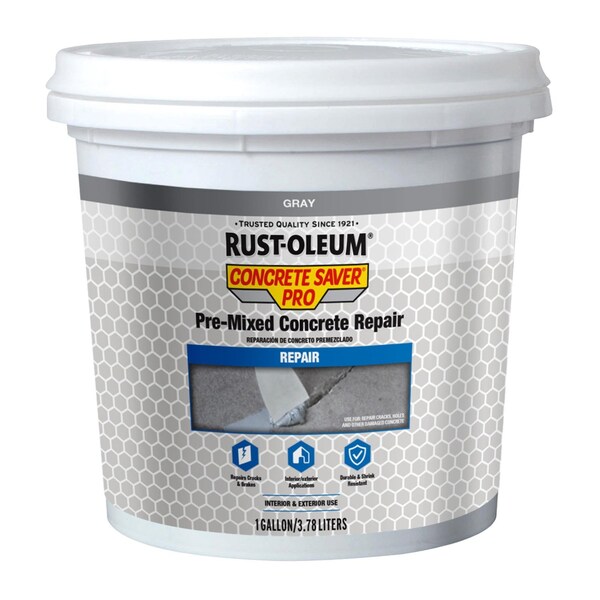 Rust-Oleum Concrete Repair Compound, 1 gal, Gray 392528 - main