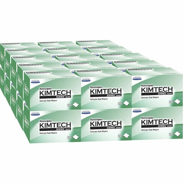 Kimtech Kimwipes Delicate Task Kimtech Science Wipers (34120), White, 1-PLY, 280 Sheets / Box 34120 - main