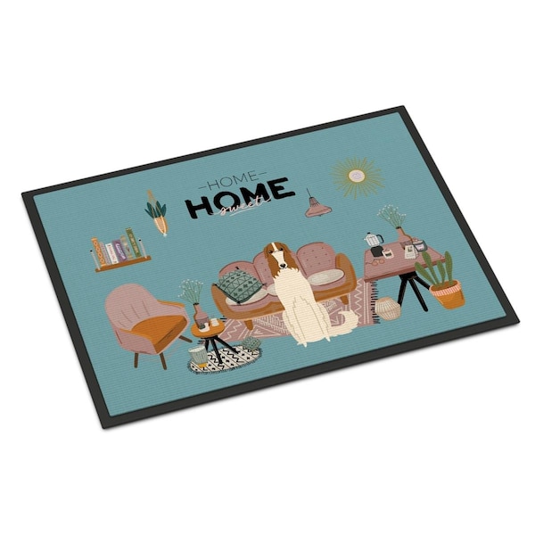 Carolines Treasures 24 x 36 in. Borzoi Sweet Home Indoor or Outdoor Mat CK7868JMAT - main