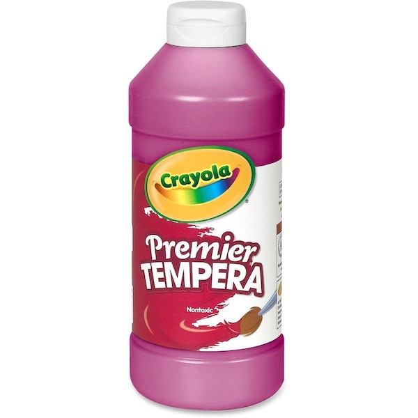 Crayola Premier Tempera Paint, 16 oz, Magenta, 3PK 54-1216-069 - main