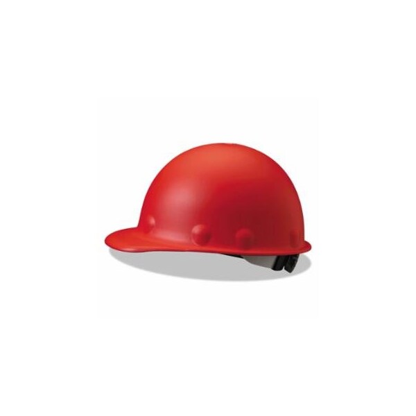Honeywell Fibre-Metal Roughneck P2 Hard Cap, 8-point Ratchet, Quick-Lok Block and 3R Ratchet Headband, P2A, Red 280-P2AQRW15A000 - main