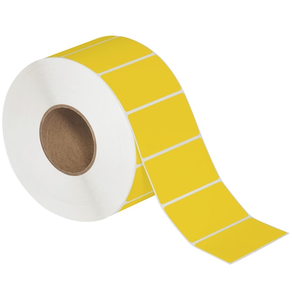 Tape Logic 4 x 2in Yellow Direct Thermal Labels THL546 - main