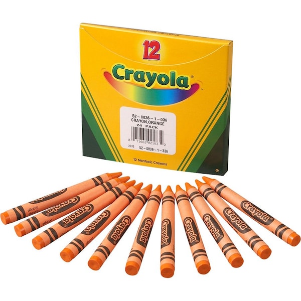 Crayola Bulk Crayons, Regular Size, Black, PK144 BIN83651 - main
