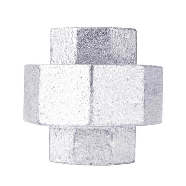 Stz Industries 1/2 in. FIP each X 1/2 in. D FIP Galvanized Malleable Iron Union 311UPU-12 - main