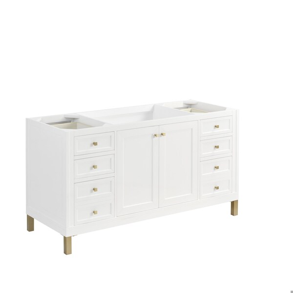 James Martin Vanities Chicago 60 in. Single Vanity, Glossy White 503-V60S-GW - main