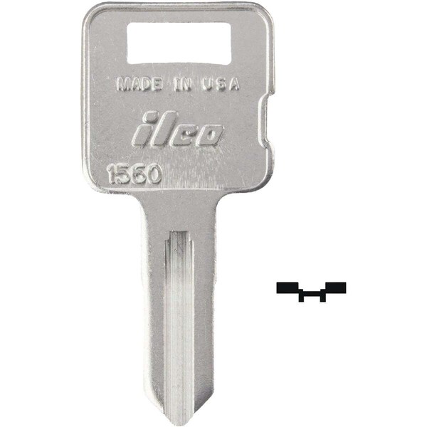 Kaba Ilco 1560 Caterpillar Key Blank, 10PK AA01204012 - main