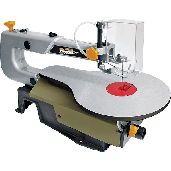 Rockwell RK7315 Corded Scroll Saw, 120 V, 2-1/2 in Cutting, 4/5 in L Stroke, Brown/Tan RK7315 - main