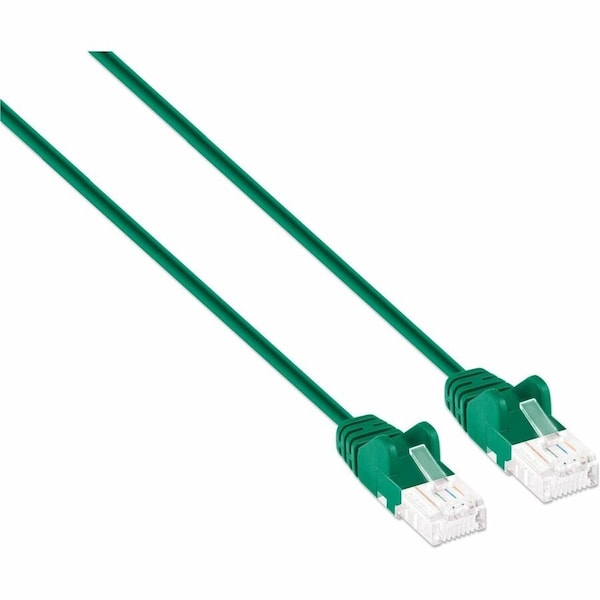 Intellinet Network Solutions CAT6 U/UTP SLIM NETWORK PATCH CABLE, 3 FT., GREEN 743419 - main