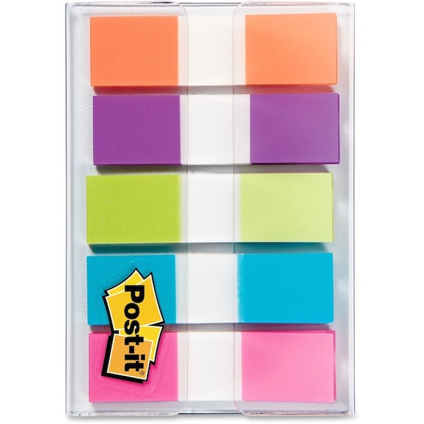 Post-It 0.5 in. W X 1.7 in. L Assorted Flag Page Markers 5 pad, PK5 683-5CB - main