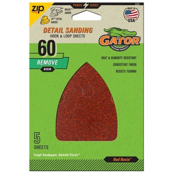 Ali GATOR MOUSE SHEETS COARSE, 5PK 3733 - main