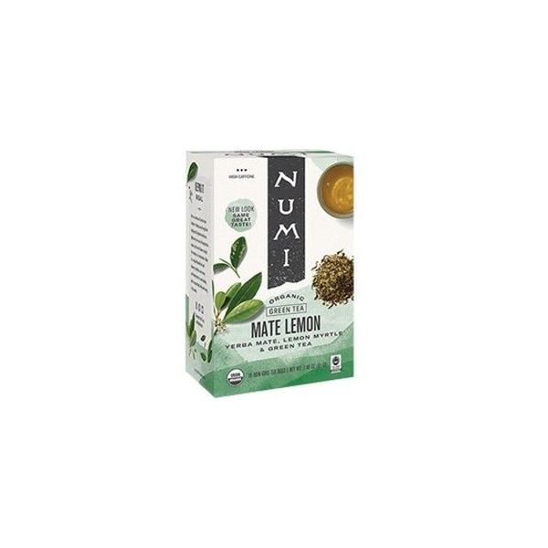 Numi Organic Tea Mate Lemon, Box, Caffeinated, 108 PK 10250 - main