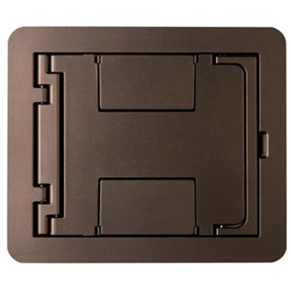 Wiremold Blank Cover Assembly, Brown, Brass FPBTCBS - main