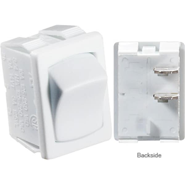 Rv Designer S435 10A White Rocker Switch R6R-S435 - main