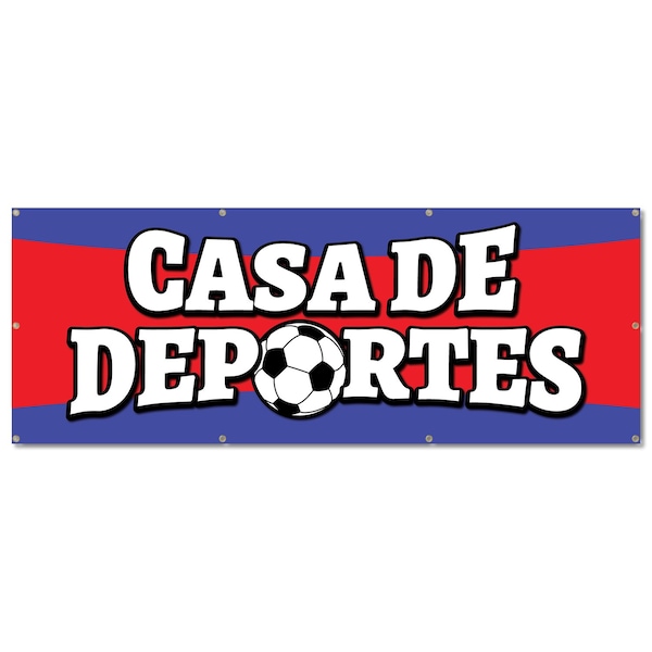 Signmission Casa De Deportes, 36 Inch, Banner B-96-30355 - main