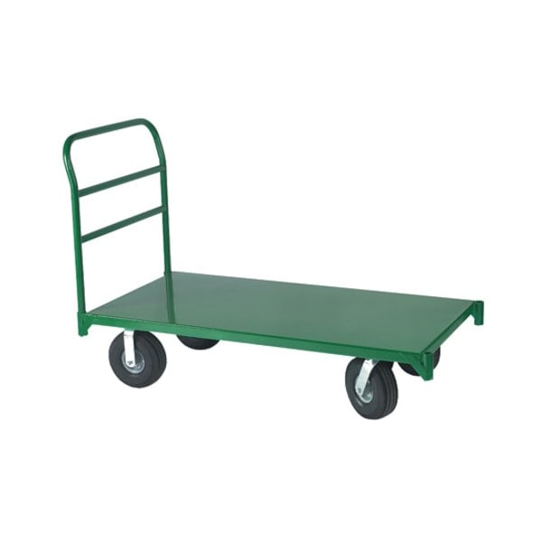 Partners Brand Metal Platform Cart, 24" x 48", Green, 1/Each WS1020 - main